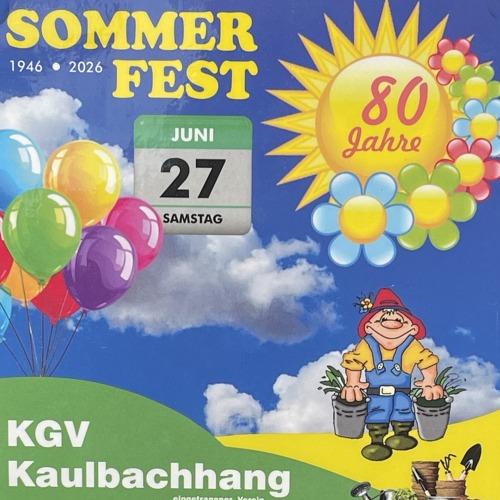 Gartenjubil&auml;um im KGV "Kaulbachhang" e.V.