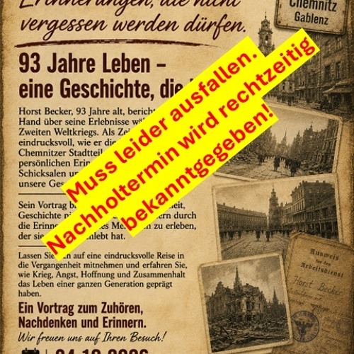 Zeitzeugenbericht &uuml;ber Gablenz
